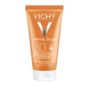 Vichy Capital Soleil Dry Touch Матиращ флуид за лице за кожа, склонна към несъвършенства SPF30, 50 мл
