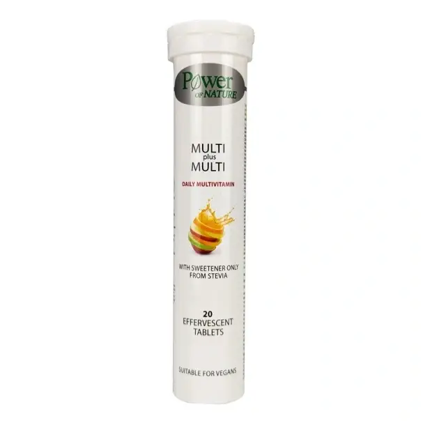 Power of Nature Multi + Multi with Stevia 20 ef.tabs