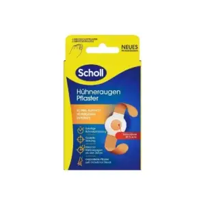 Scholl Водоустойчиви пластири при мазоли и кокоши трън, 4 бр.