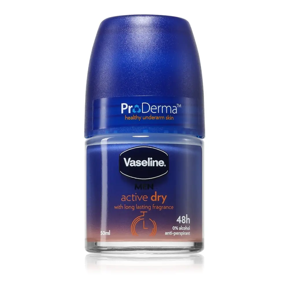 Vaseline Мъжки рол-он дезодорант ACTIVE DRY, 50 мл