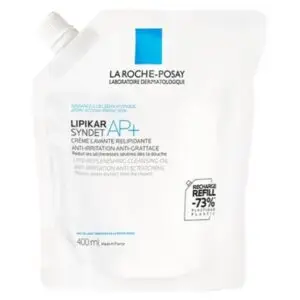 La Roche-Posay Lipikar Syndet AP+ Anti-irritation cleansing cream for the whole family - 400 ml, refill