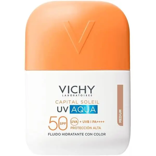 Vichy Capital Soleil UV Aqua Тониран флуид SPF50 - среден нюанс, 50 мл