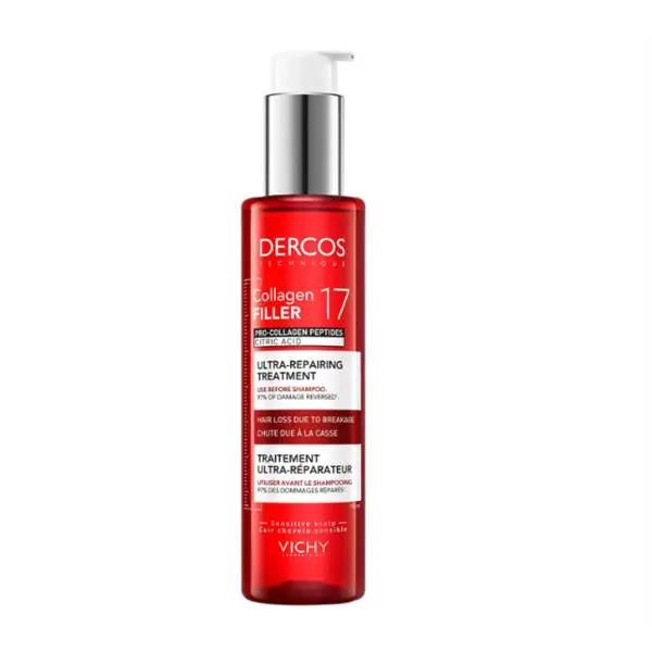 Vichy Dercos Collagen 17 Ultra Restorative Therapy Pre-Shampoo, 150 ml
