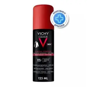 Vichy Homme Антиперспирант Clinical Control спрей дезодорант против изпотяване 96 ч125 мл