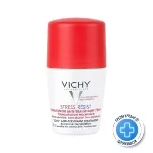Vichy Stress Resist Рол-он дезодорант с ефект до 72 ч., без алкохол, 50 мл