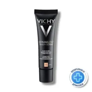 Vichy Dermablend 3D Корекция Фон дьо тен 15 - за мазна кожа с несъвършенства / Опал /, 30 мл