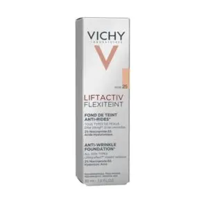 Vichy LiftActiv Flexilift Teint Foundation 25 anti-wrinkle - for women 30 - 55 years old / Nude /, 30 ml