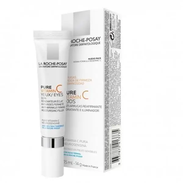 La Roche-Posay Pure Vitamin C Околоочен крем против бръчки, 15 мл