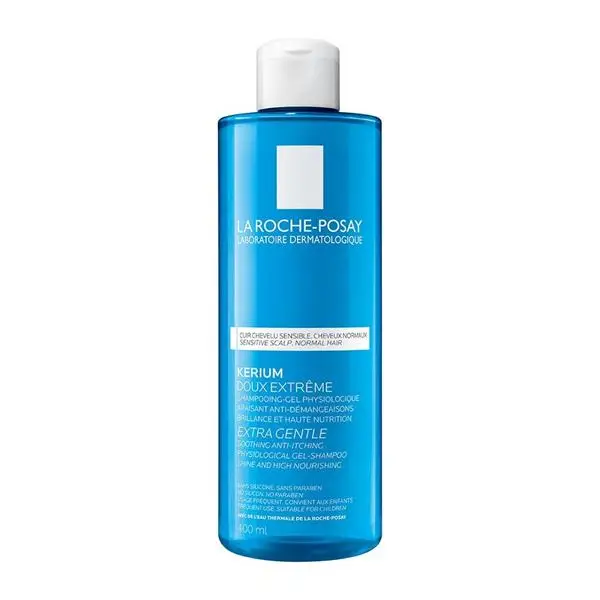 La Roche-Posay Kerium Шампоан-гел Doux Extreme, за чувствителен скалп 400 мл