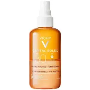 Vichy Capital Soleil Protective Water Face and Body Water with Bronzing Effect SPF30, 200 ml