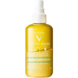 Vichy Capital Soleil Protective Water Вода за тяло с хиалуронова киселина и витамин Е, SPF50, 200 мл