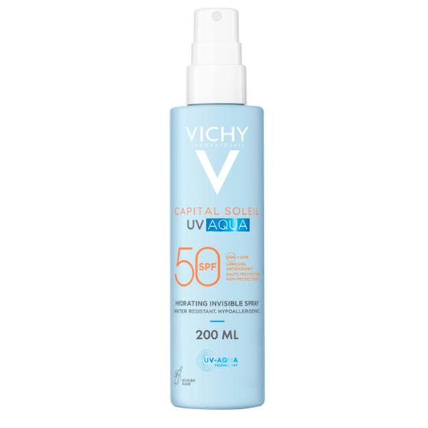 Vichy Soleil SPF50 UV Aqua Body Spray 200 ml