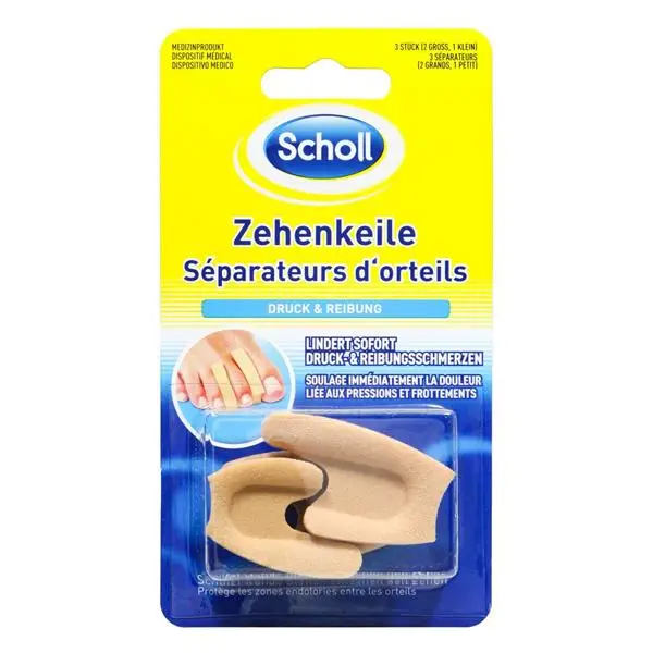 Scholl Toe Separators, 3 pcs.