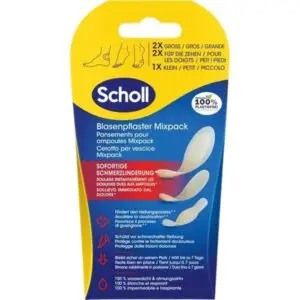 Scholl Пластири при мехури, микс размери, 5 бр.