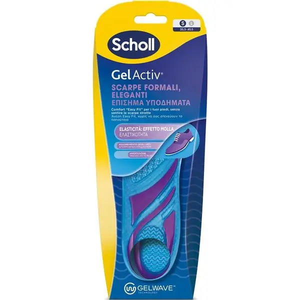 Scholl GelActiv Стелки за официални обувки, за жени, размер 35,5–40,5