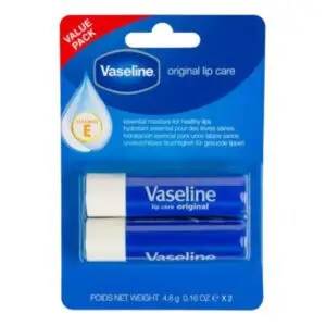 Vaseline Lip Balm Original, 2 sticks x 4.8 g