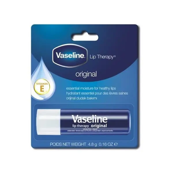 Vaseline Lip Balm, Original, stick 4.8 g