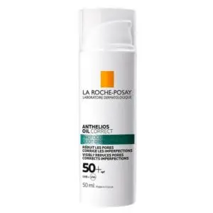 La Roche-Posay Anthelios SPF 50+ Oil correct, Гел-крем за лице против фотостареен, при несъвършенства - 50 мл