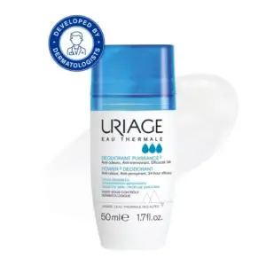 Uriage Power 3 Roll-on deodorant for sensitive skin, 50 ml