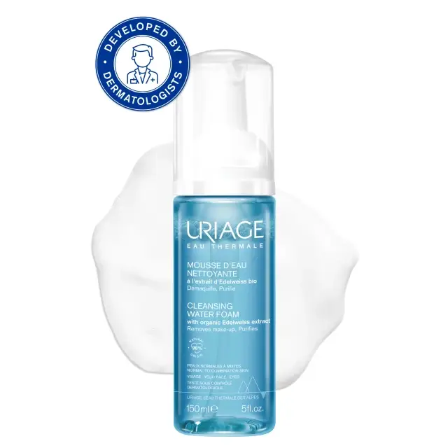 Uriage Eau Thermale Почистваща пяна за отстраняване на грим, 150 мл