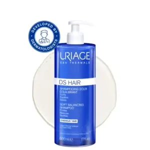 Uriage DS Hair Gentle Balancing Shampoo, 500 ml