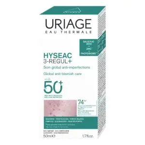 Uriage Hyséac 3-Regul+ Anti-blemish Cream SPF50+, 50 ml