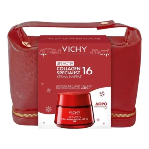 Vichy Промо комплект LiftActiv Collagen Specialist 16 Дневен крем 50 мл + Нощен крем 15 мл и несесер
