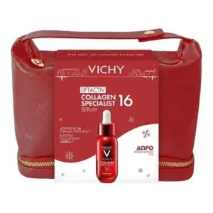 Vichy Промо комплект LiftActiv Collagen Specialist 16 Bonding серум 30 мл + Нощен крем 15 мл и несесер