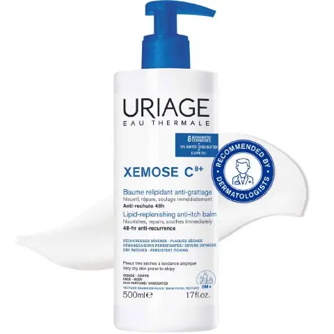 Uriage Xémose C8+ Lipid-replenishing anti-itch balm, 500 ml