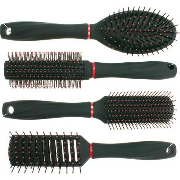 Elina Set of 4 Soft Hair Brushes, 23 cm